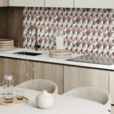 Samolepiaci obkladový panel Geometrický vzor s trojuholníkmi