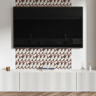 Samolepiaci obkladový panel Geometrický vzor s trojuholníkmi