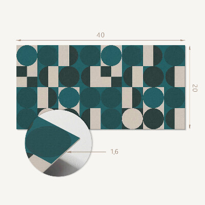 Dekoracný panel na stenu Geometria tvarov a foriem