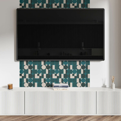 Dekoracný panel na stenu Geometria tvarov a foriem