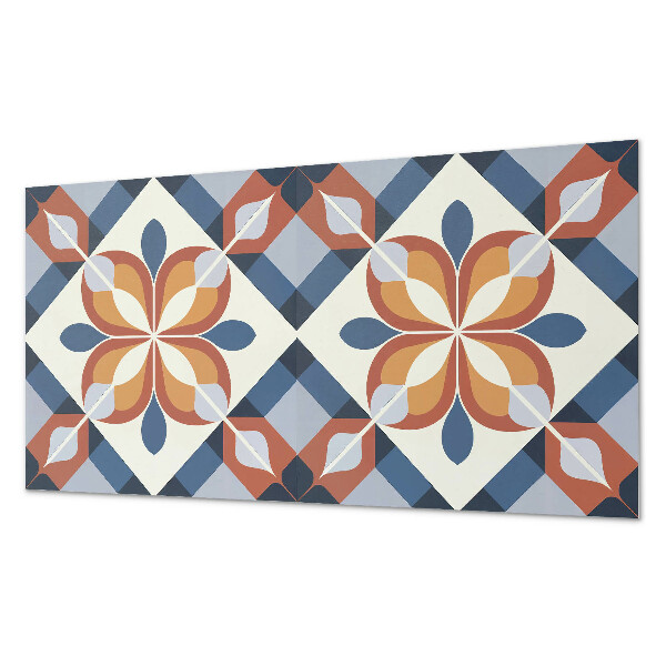 Samolepiaci obkladový panel Geometrický kvetinový vzor