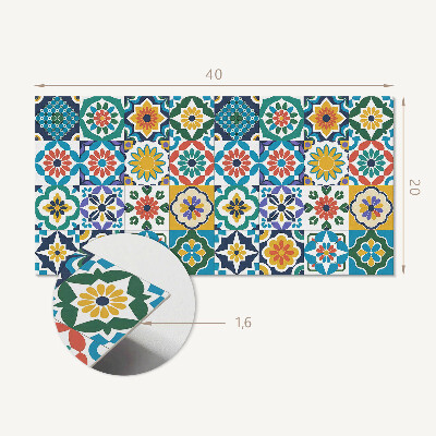 Vinylový obklad stien Kvetinové a geometrické vzory