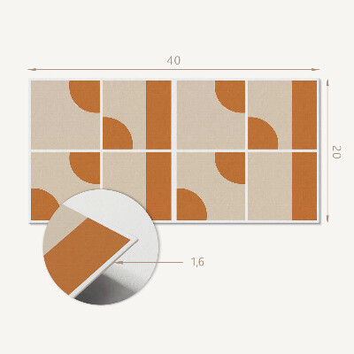 Samolepiaci obkladový panel Abstraktné geometrické tvary