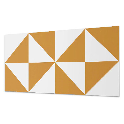 Samolepiaci obkladový panel Geometrické trojuholníky v štvorcoch