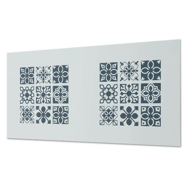 Dekoracný panel na stenu Geometrické vzory v štvorcoch
