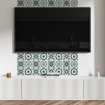 Samolepiaci obkladový panel Kvetinové a geometrické vzory