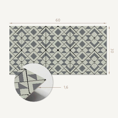 Dekoracný panel na stenu Geometrický diamantový vzor