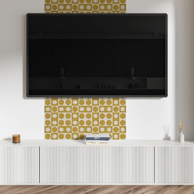 Samolepiaci obkladový panel Geometrický vzor s kruhmi
