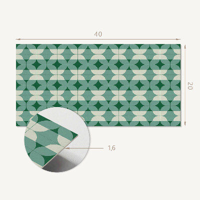 Samolepiaci obkladový panel Geometria vlnitých tvarov