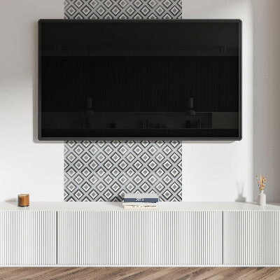 Dekoracný panel na stenu Geometrický kosoštvorcový vzor