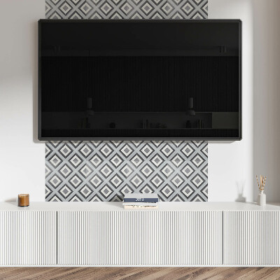 Dekoracný panel na stenu Geometrický kosoštvorcový vzor