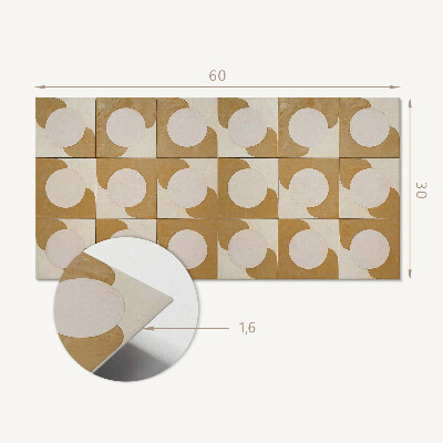 Dekoracný panel na stenu Geometrické kruhy a oblúky