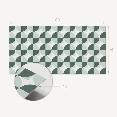 Dekoracný panel na stenu Geometria kruhov a štvorcov