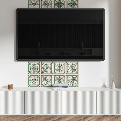 Dekoracný panel na stenu Kvetinový vzor s ornamentami
