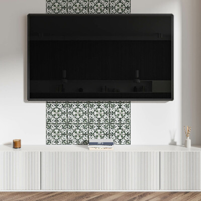 Samolepiaci obkladový panel Rastlinný vzor s ornamentami