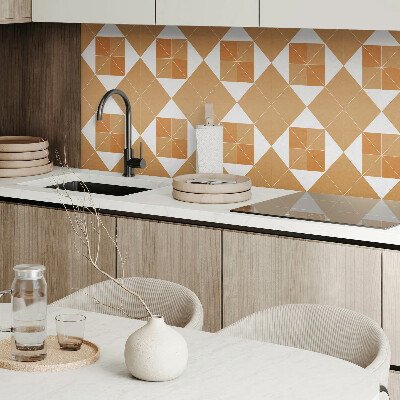 Samolepiaci obkladový panel Geometria v odtieňoch
