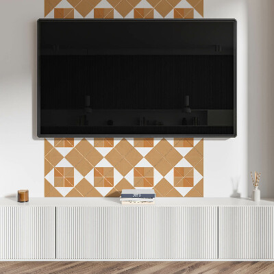 Samolepiaci obkladový panel Geometria v odtieňoch