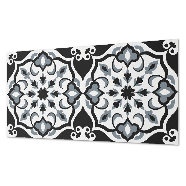 Dekoracný panel na stenu Kvetinový vzor s ornamentami