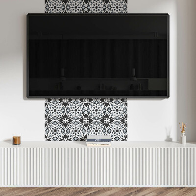 Dekoracný panel na stenu Kvetinový vzor s ornamentami