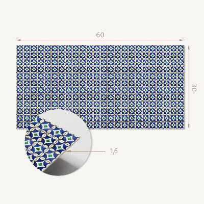 Samolepiaci obkladový panel Geometrický vzor dlaždíc