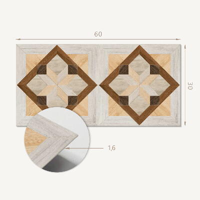 Samolepiaci obkladový panel Geometrický vzor vo štvorci