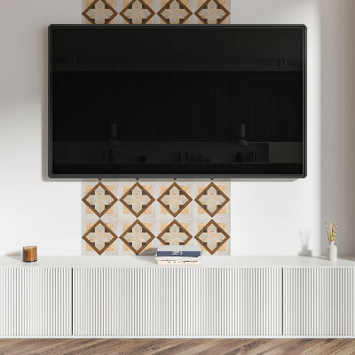 Samolepiaci obkladový panel Geometrický vzor vo štvorci