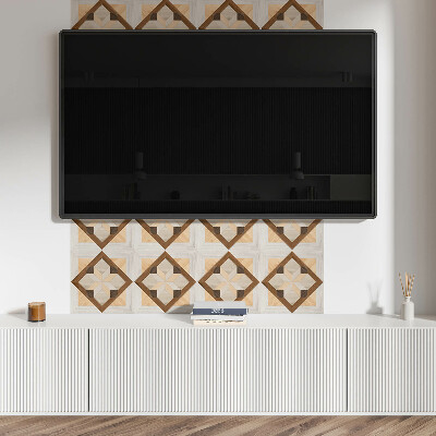 Samolepiaci obkladový panel Geometrický vzor vo štvorci