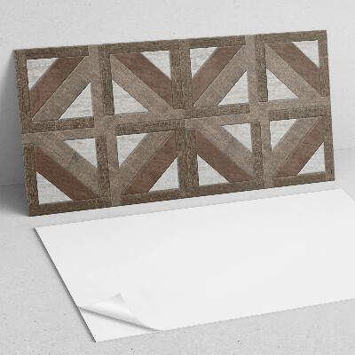 Dekoracný panel na stenu Geometria dreva a betónu