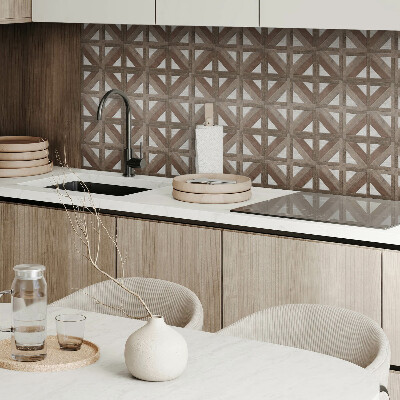 Dekoracný panel na stenu Geometria dreva a betónu