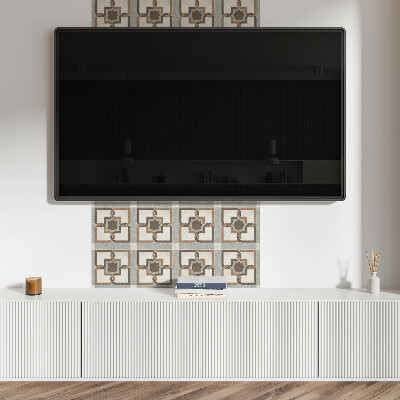 Dekoracný panel na stenu Geometrický vzor dlaždíc