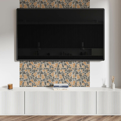 Dekoracný panel na stenu Vzor kamennej mozaiky
