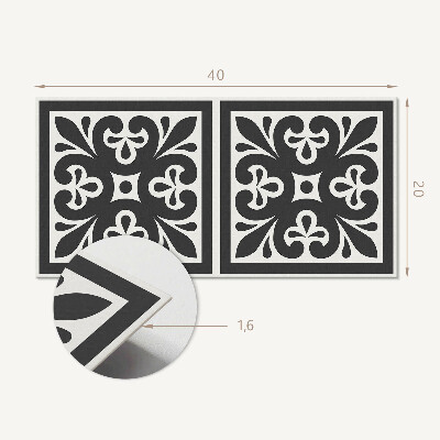 Samolepiaci obkladový panel Vzor s elegantnými motívmi