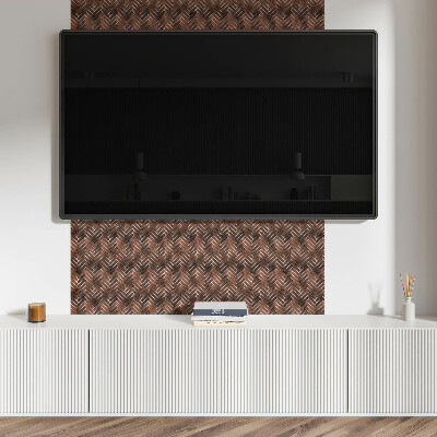 Samolepiaci obkladový panel Drevený vzor rybej kosti