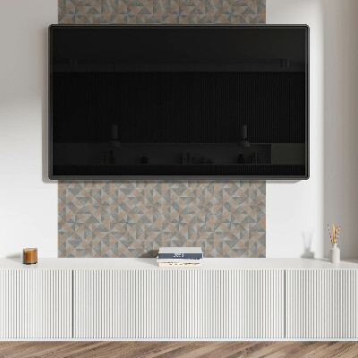 Dekoracný panel na stenu Geometrický trojuholníkový vzor
