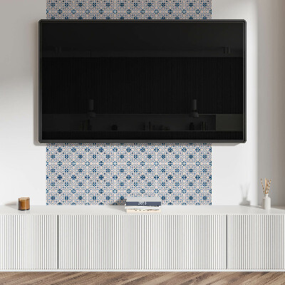 Samolepiaci obkladový panel Vzor s ornamentami na dlaždiciach