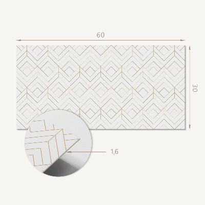 Dekoracný panel na stenu Geometrický diamantový vzor