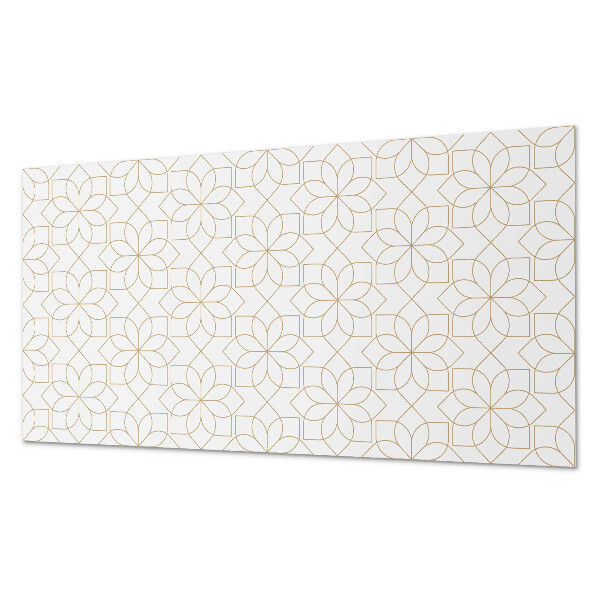 Samolepiaci obkladový panel Geometrický kvetinový vzor