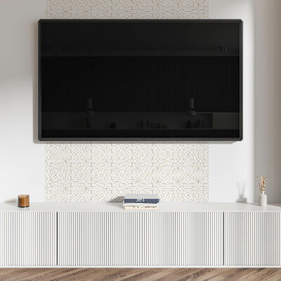 Samolepiaci obkladový panel Geometrický kvetinový vzor