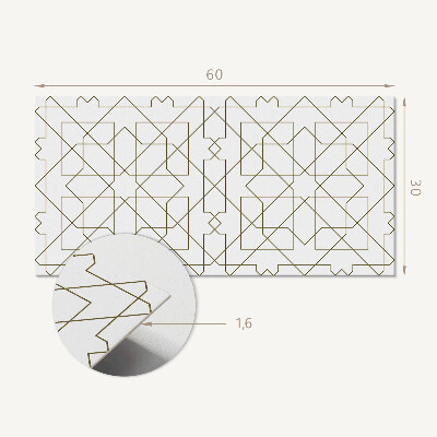Dekoracný panel na stenu Vzor geometrickej čiary