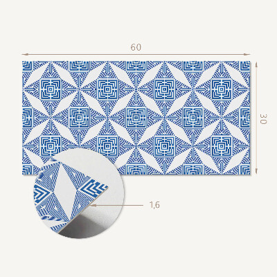 Vinylový obklad stien Vzor geometrickej mriežky