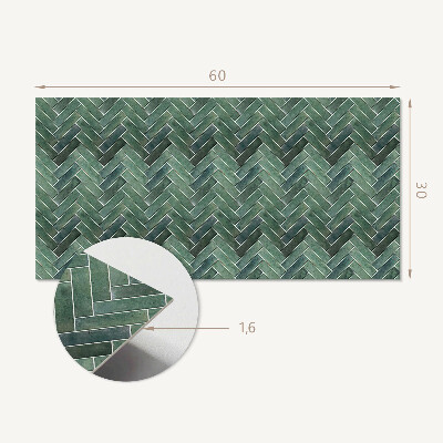 Samolepiaci obkladový panel 3D vzor rybej kosti