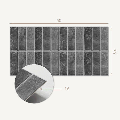 Samolepiaci obkladový panel Geometrické usporiadanie dlaždíc
