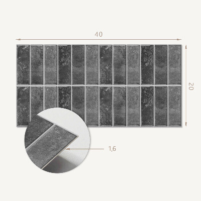 Samolepiaci obkladový panel Geometrické usporiadanie dlaždíc