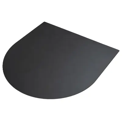 Oceľová podložka pod gril Poloválna 80x90 cm