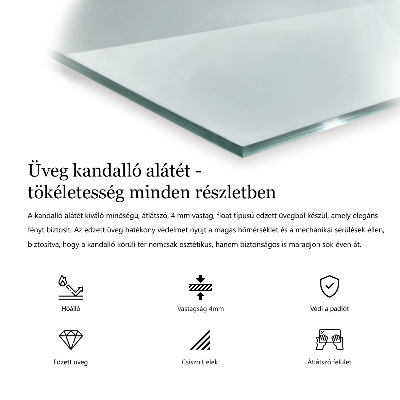 Podložka pod krbové kachle priehľadná obdĺžniková