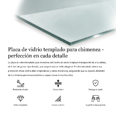 Šesťuholníkové podložka pod kachle priehľadné