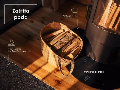 Polooválna podložka pod krb z čierneho plechu