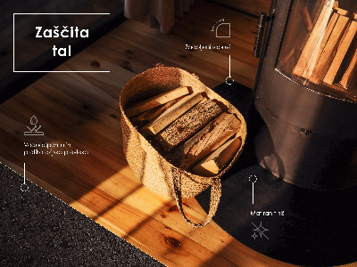 Podložka pod krb polooválna v čiernom plechu