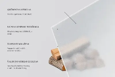 Polooválna polotransparentná podložka pod krbové kachle