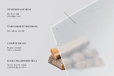 Sklo pod krb Okrúhle polotransparentné